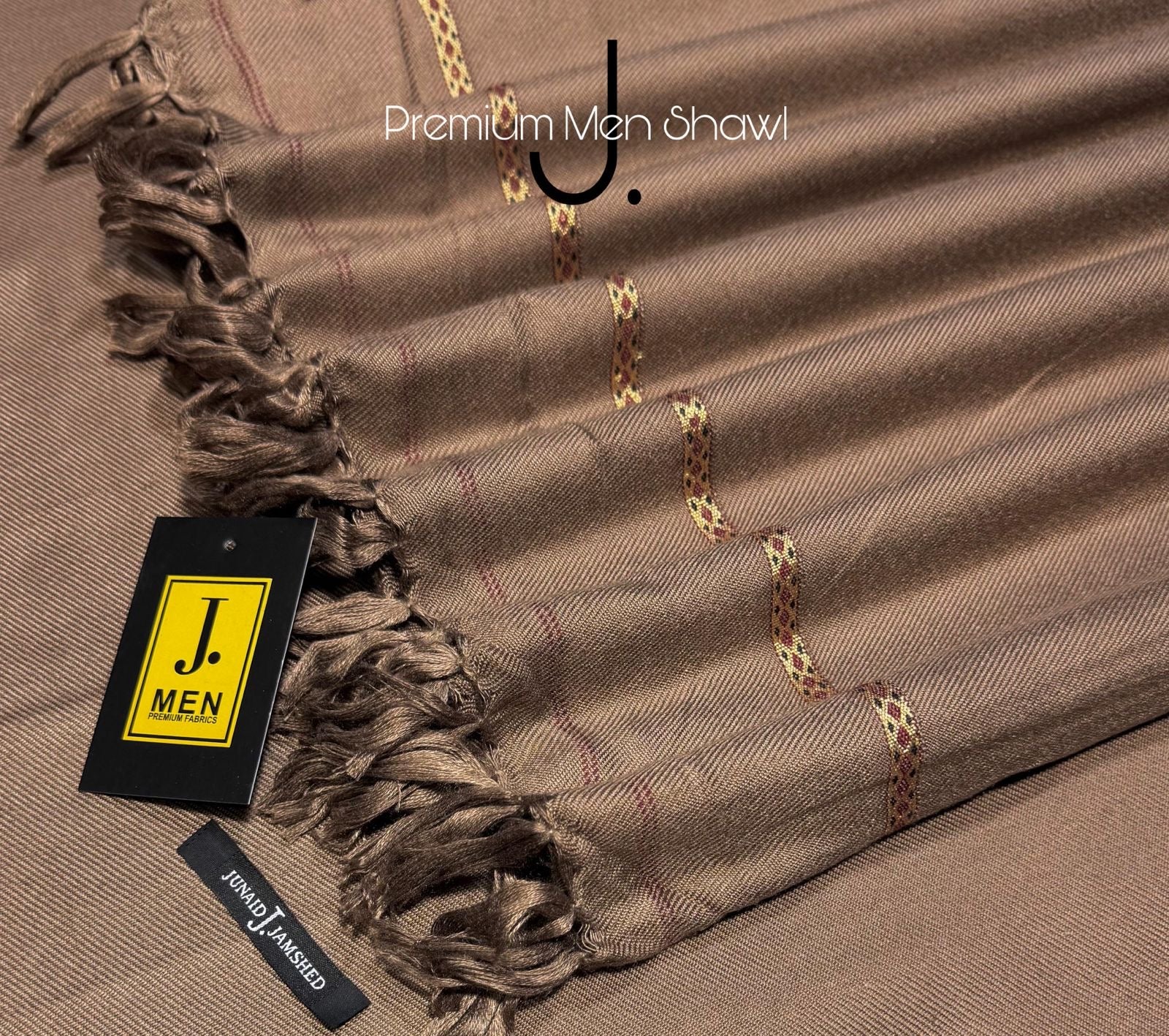 J. MEN’S SHAWL | CAMEL | SL-1307