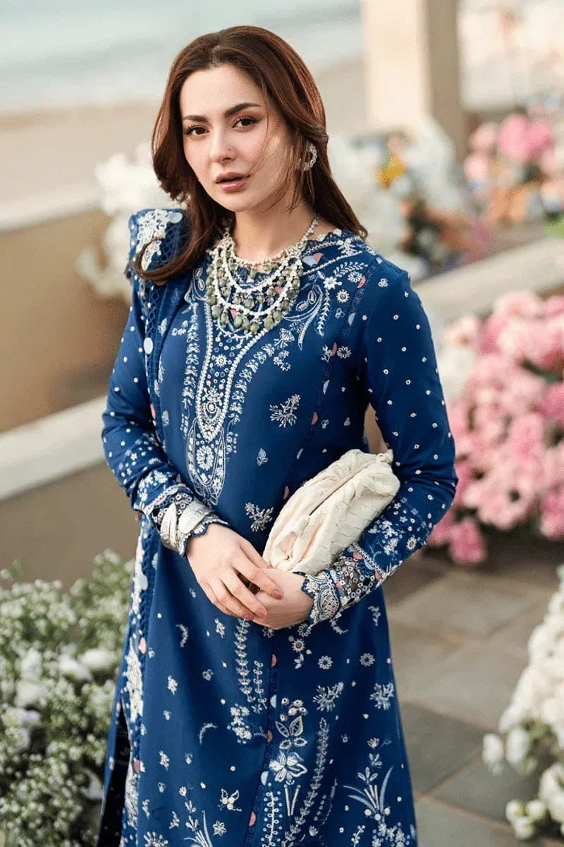 AURORA-QALAMKAR LUXURY EMBROIDERED LAWN 3pc (SL-2691)