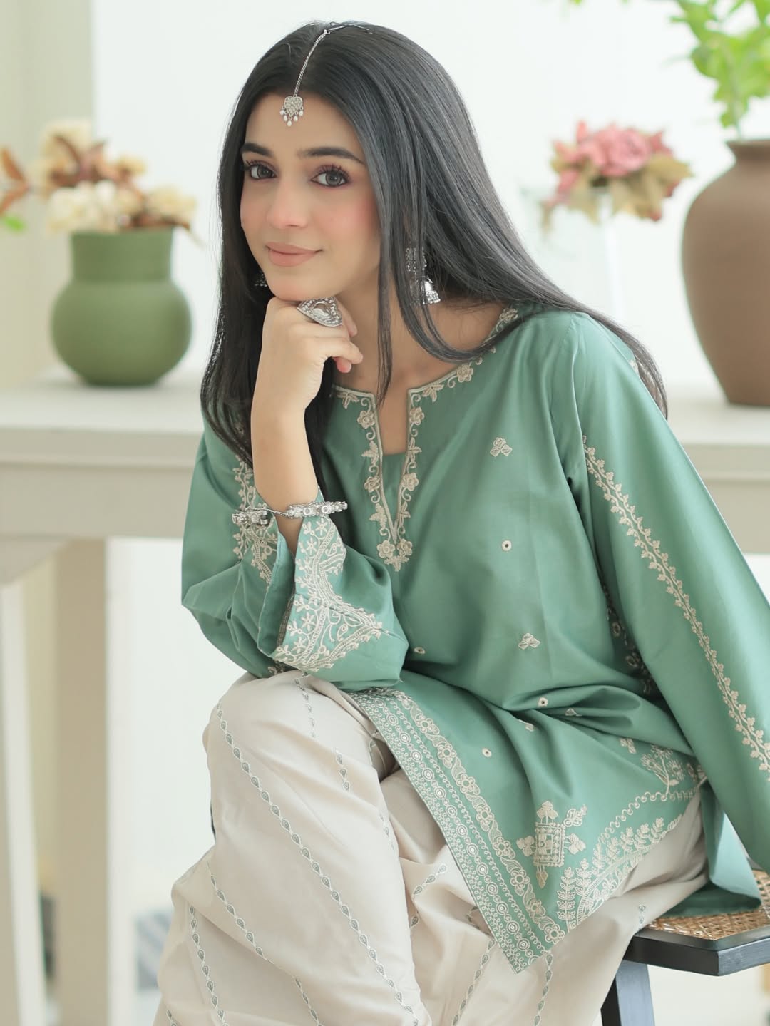 LAIBA | URGE | LUXURY EMBROIDERED DHANAK UNSTITCHED 2pc | SL-6027