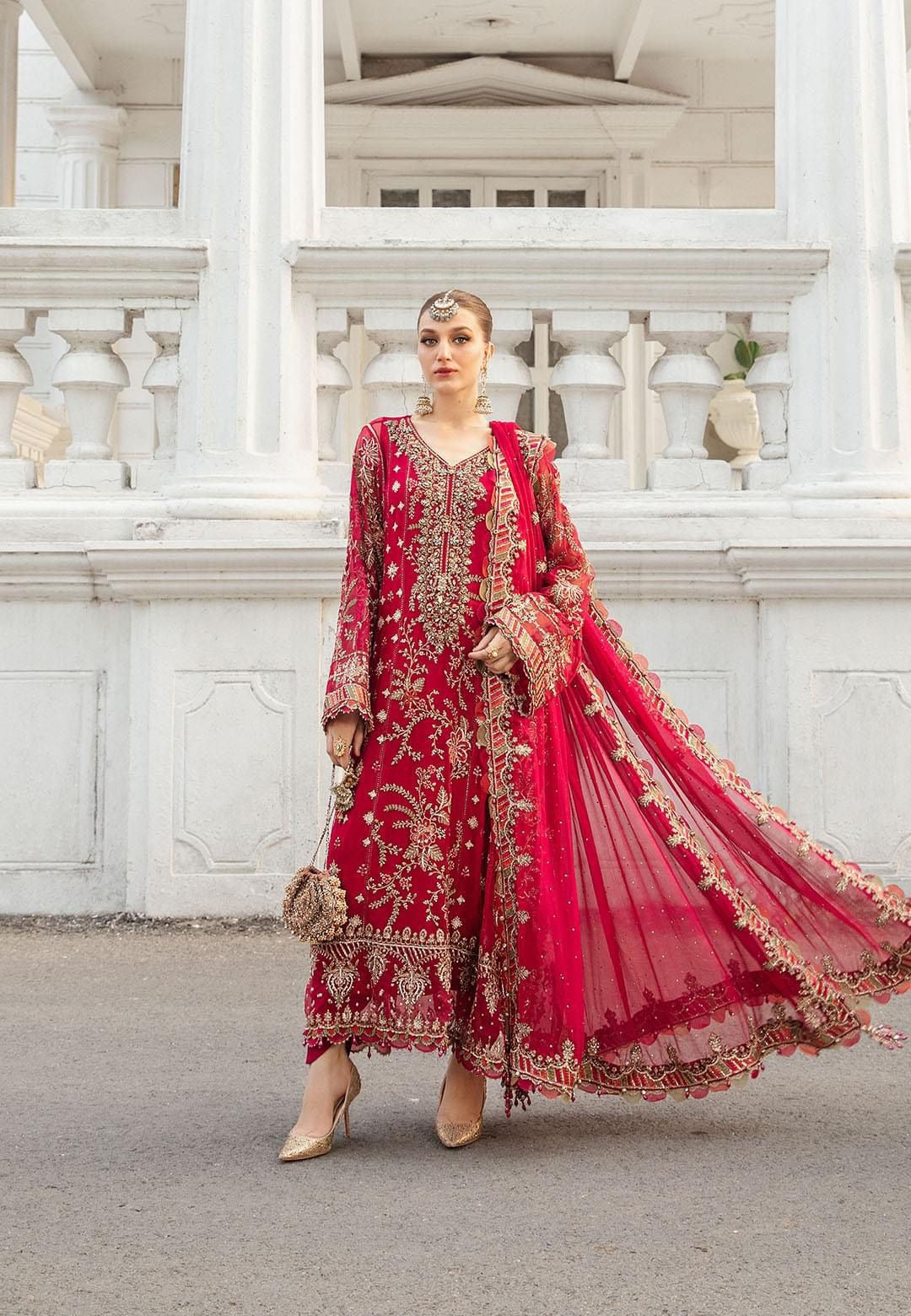 MARIA B | LUXURY EMBROIDERED 3pc | SL-1044