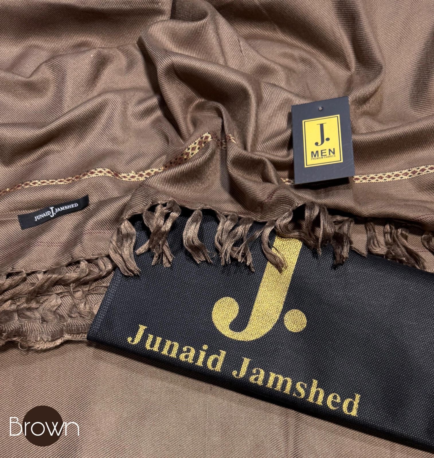 J. MEN’S SHAWL | BROWN | SL-1308
