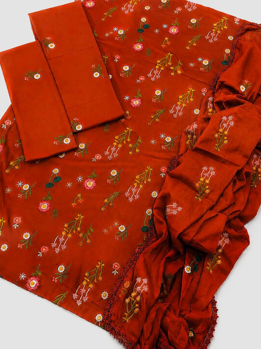 ANEELA’s | LUXURY DHANAK EMBROIDERED UNSTITCHED 3pc | SL-943