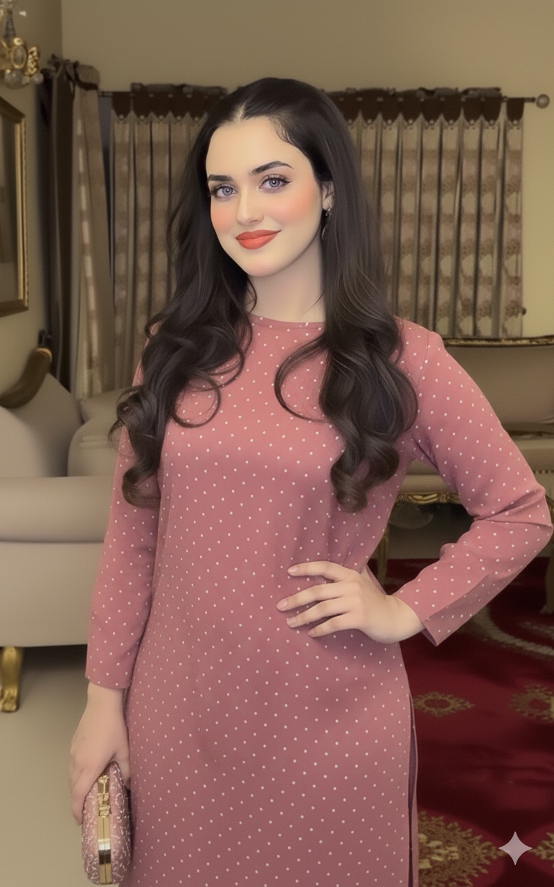 Luxury Sheesha Silk unstiched 2pc (Dusty Pink) SL-1962