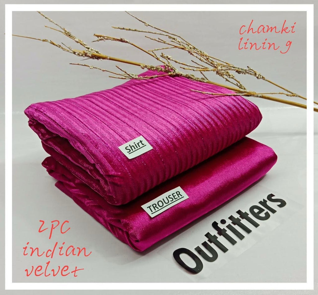 Lurex Velvet 2pc (Pink)