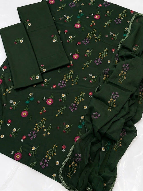 ANEELA’s | LUXURY DHANAK EMBROIDERED UNSTITCHED 3pc | SL-942