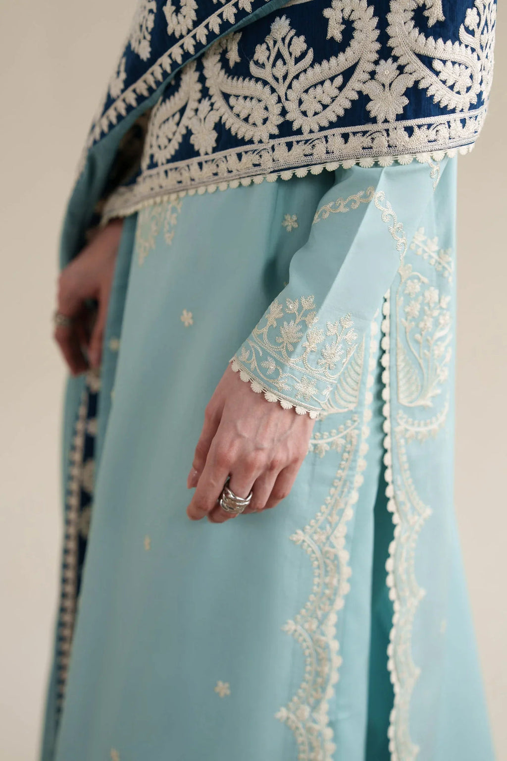 ZAIB | LUXURY EMBROIDERED DHANAK UNSTICHED 3pc | SL-902