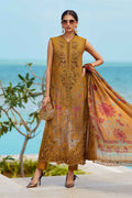 MARIA B-HEAVY EMBROIDERED BORING LAWN 3pc (SL-1955)