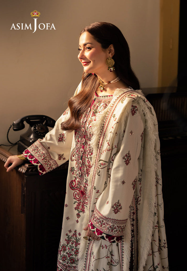 ASIM JOFA | EMBROIDERED LAWN UNSTICHED 3pc | SL-5298