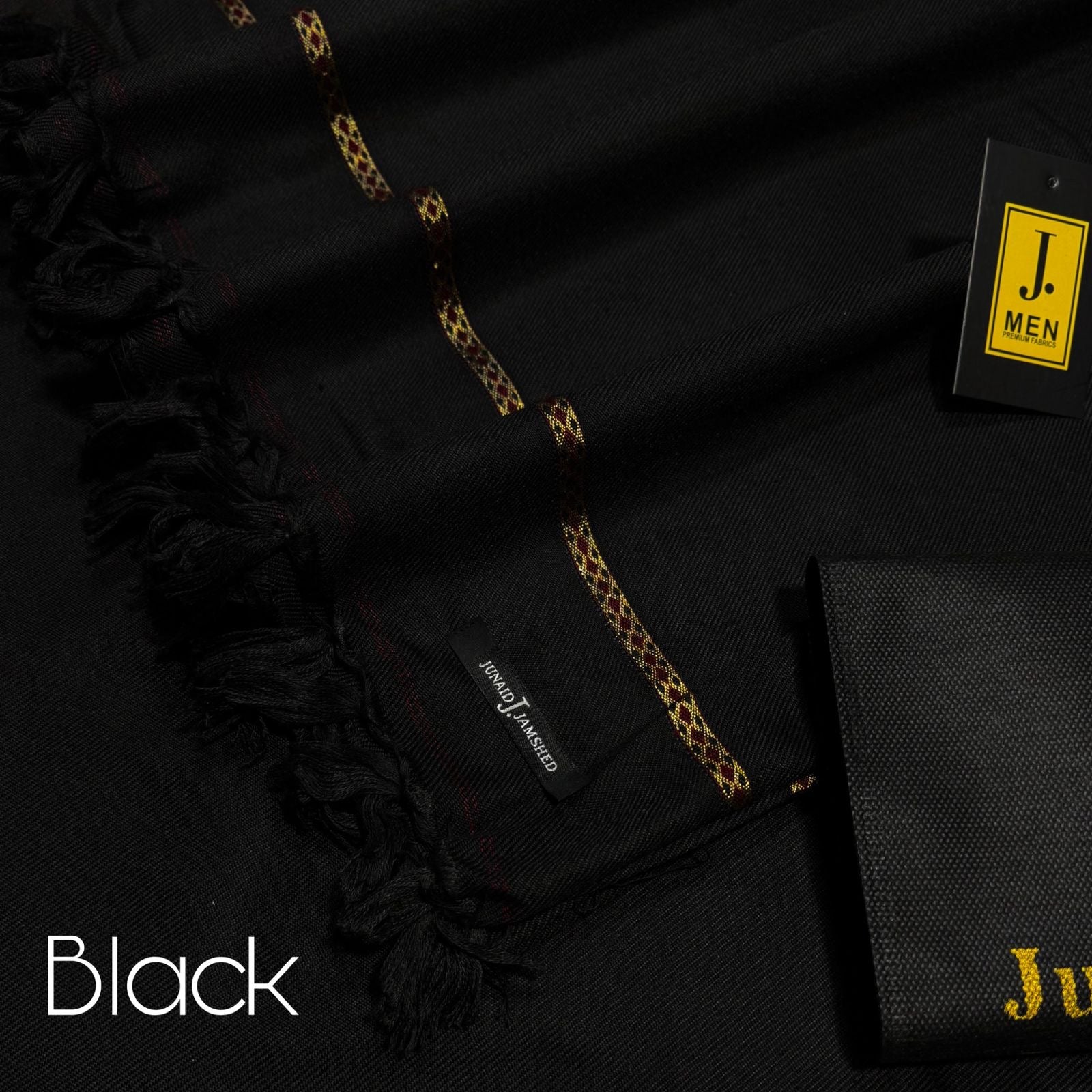 J. MEN’S SHAWL | Black | SL-1304