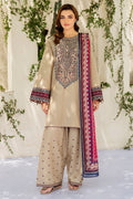 JAZMIN | DHANAK UNSTITCHED EMBROIDERED 3pc | SL-1002