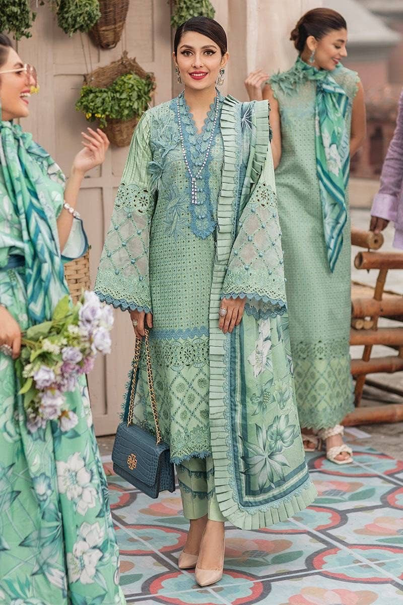 MUSHQ LUXURY LAWN EMBROIDERED 3pc (SL-1203)
