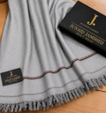 J. MEN’S SHAWL | Silver Grey| SL-1405