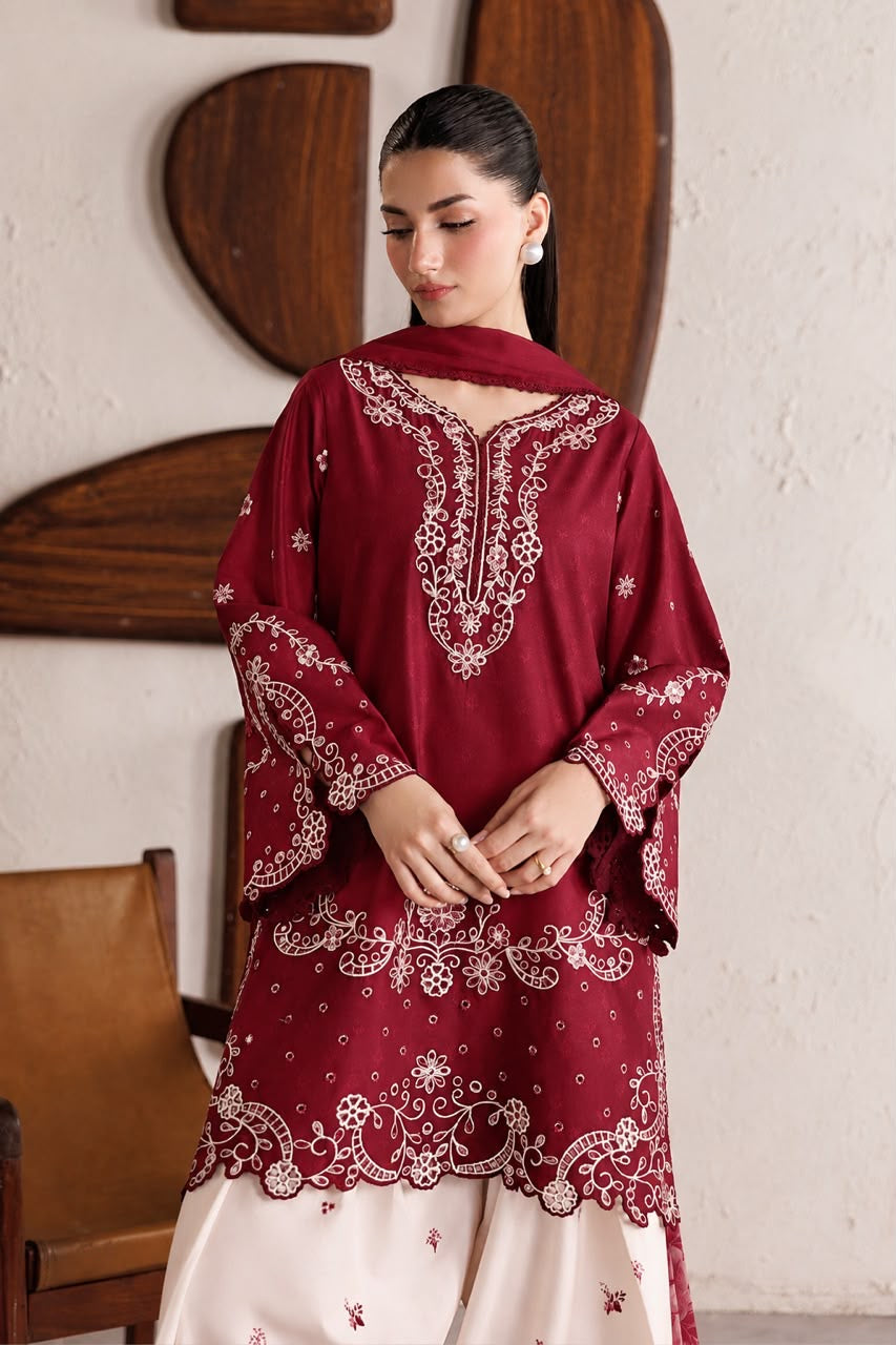 AINA | SILK EMBROIDERED UNSTITCHED 3pc | SL-5297