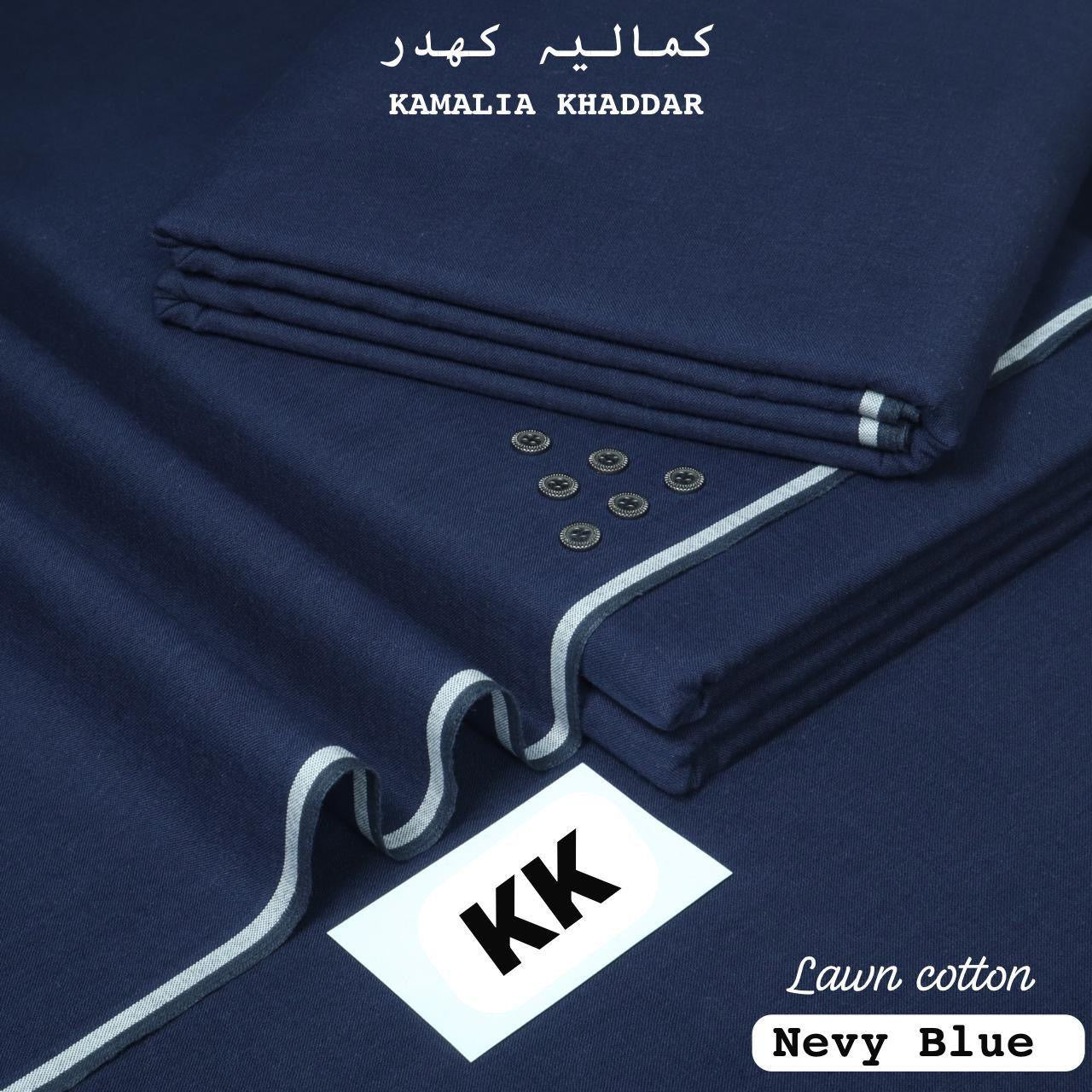 Summer Heritage Khaddi | Navy Blue | SL-120