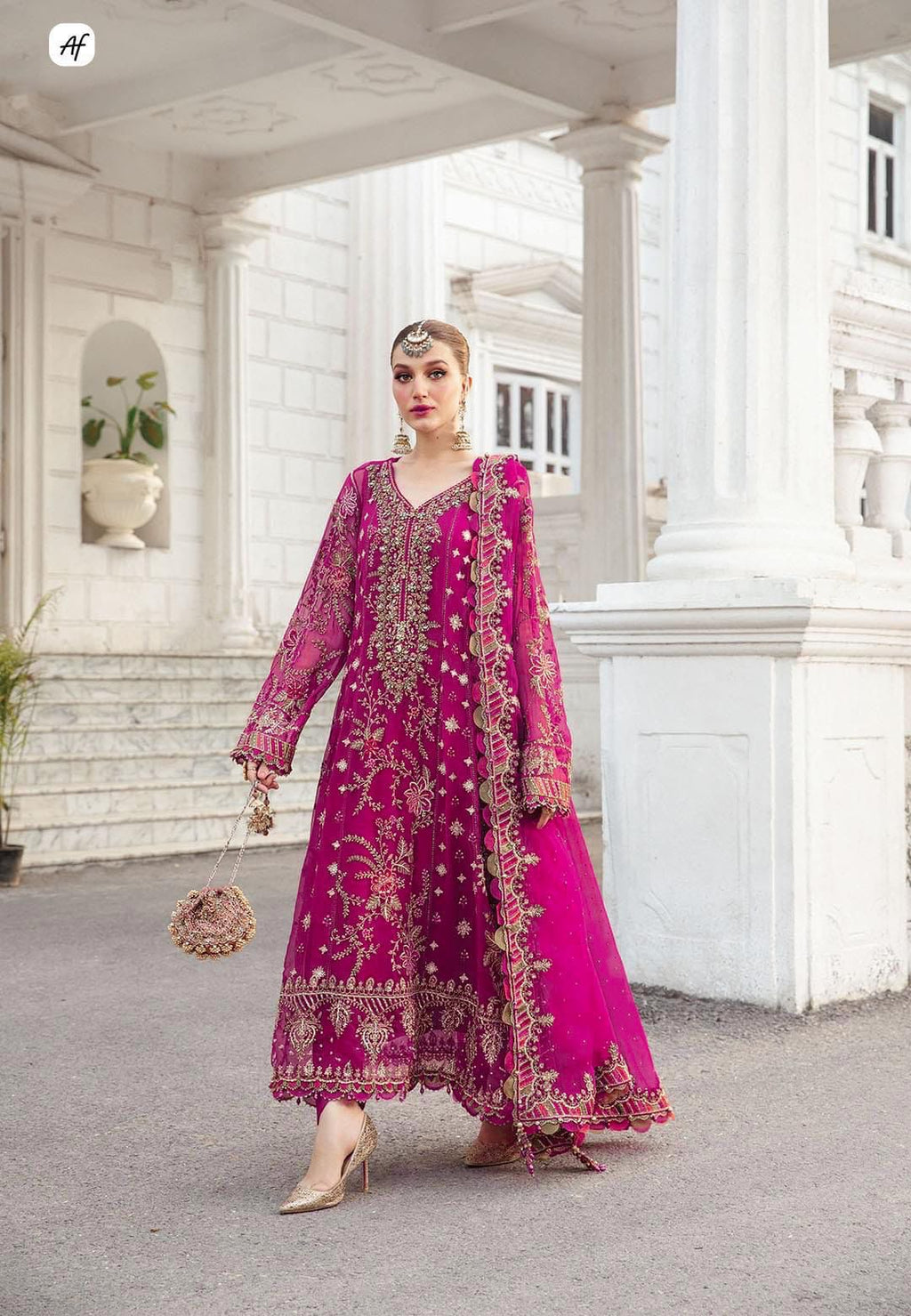 MARIA B | LUXURY EMBROIDERED 3pc | SL-1047