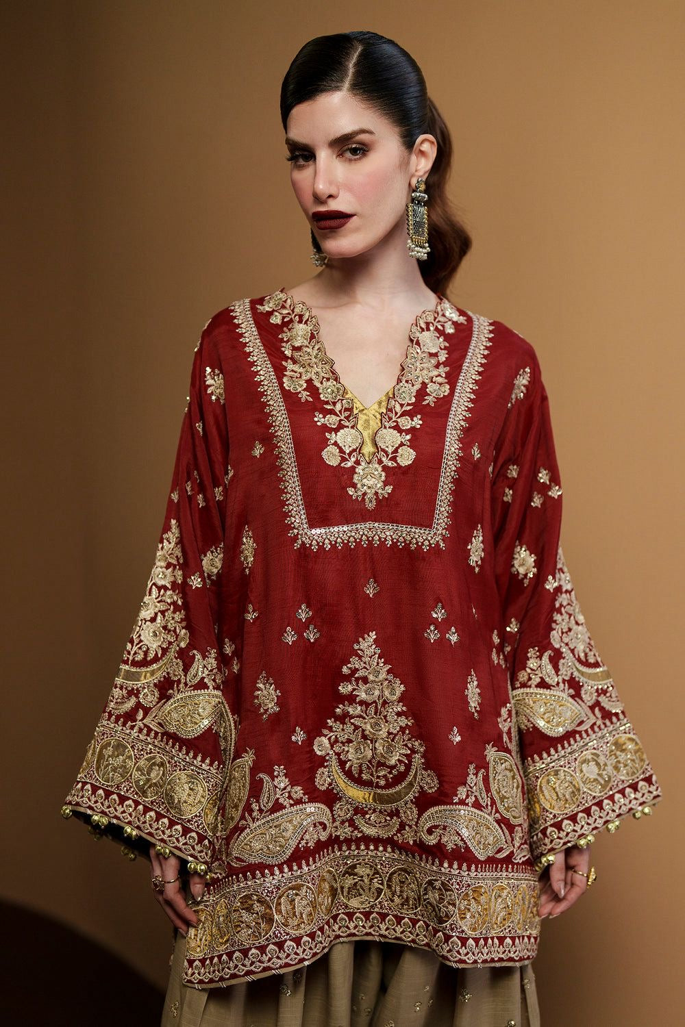 ETHNIC | FESTIVE SILK EMBROIDERED 3pc | SL-551