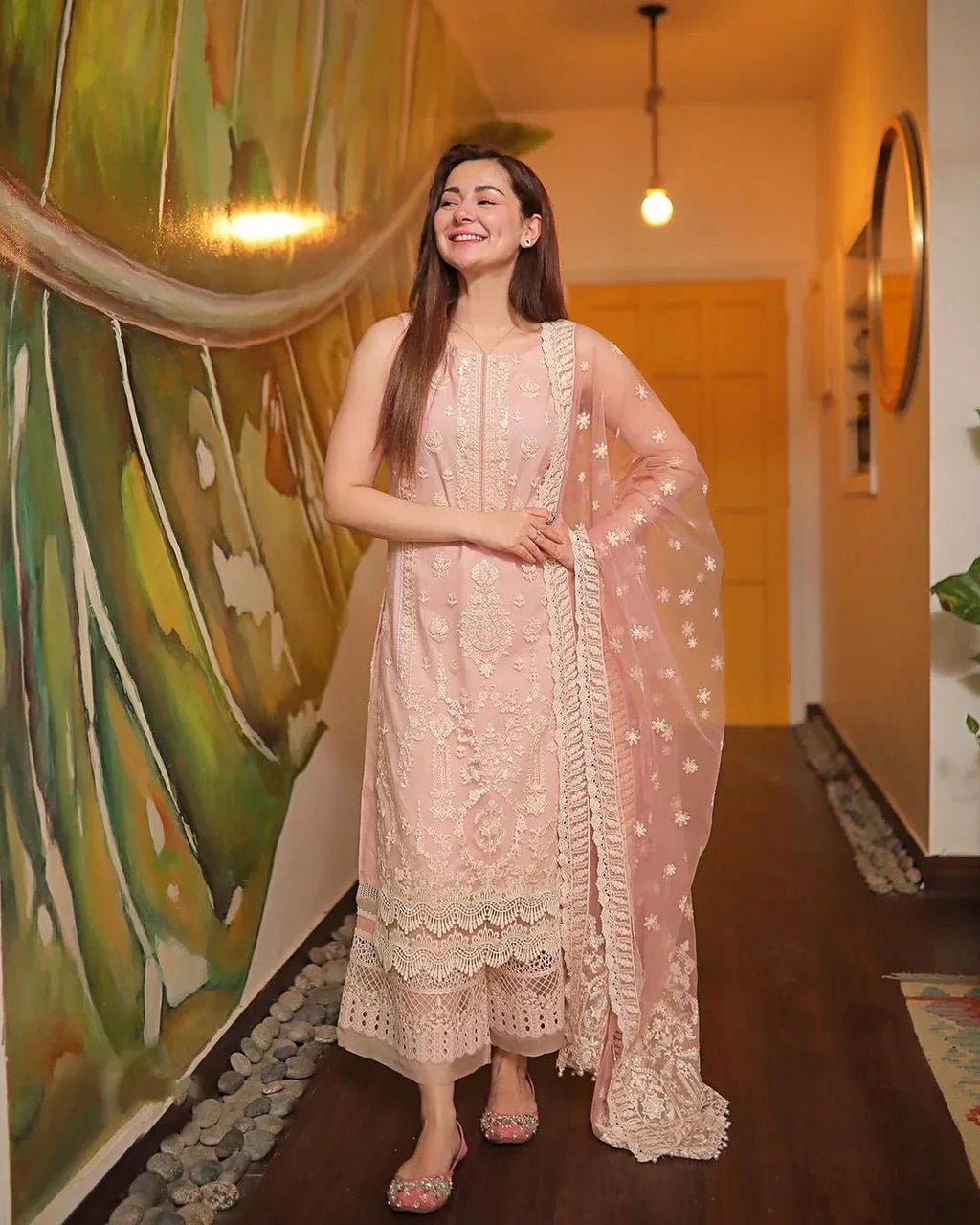 QALAMKAR | LUXURY EMBROIDERED DHANAK UNSTITCHED 3pc |SL-2739