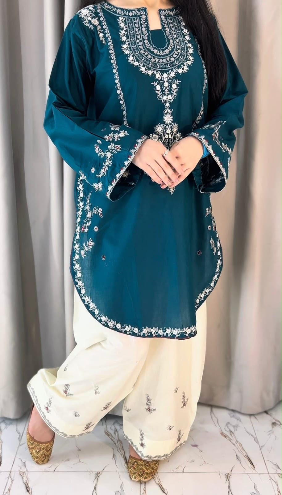 URGE | SILK EMBROIDERED 2pc | SL-1264