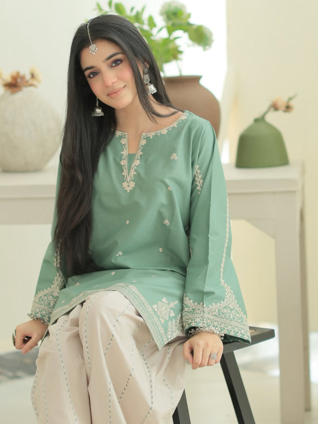 LAIBA | URGE | LUXURY EMBROIDERED DHANAK UNSTITCHED 2pc | SL-6027