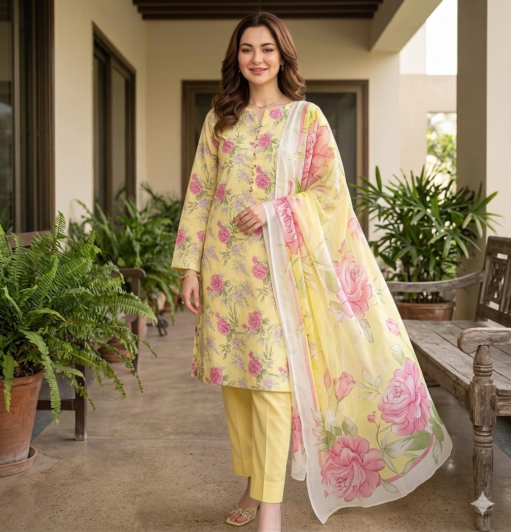 MPRINTs | Digital Printed Lawn 3pc | SL336