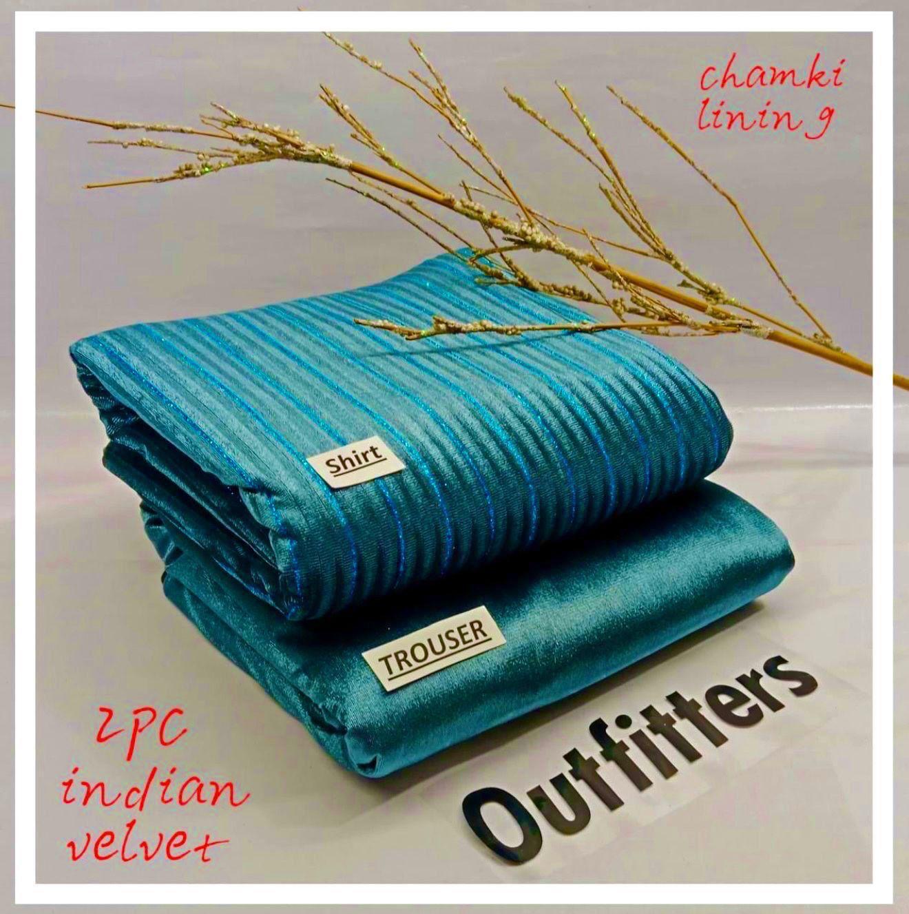 Lurex Velvet 2pc (Ferozi)