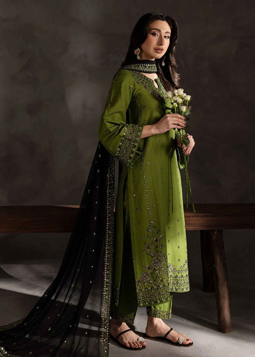 BATIK | Luxury Embroidered Lawn 3pc | SL-1955