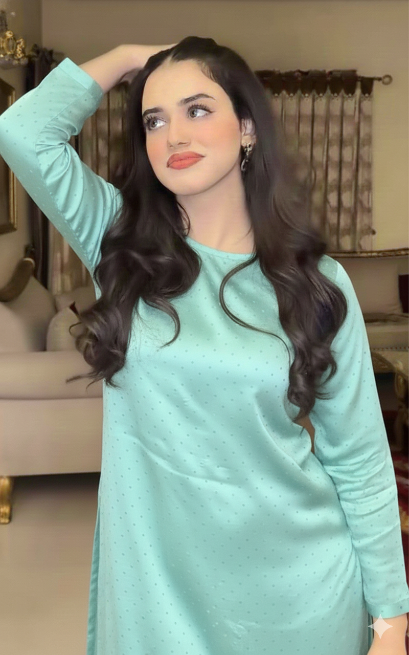 Luxury Sheesha Silk unstiched 2pc (Light Ferozy) SL-1965