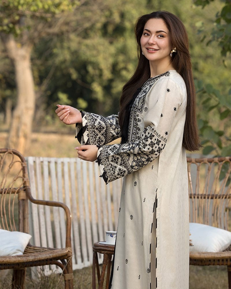ALLY’s EMBROIDERED DHANAK UNSTICHED 3pc (SL-9272)
