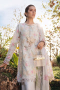 MARIA B | 🦋 PRINTED/ BORING EMBROIDERED LAWN UNSTICHED 3pc | SL-725