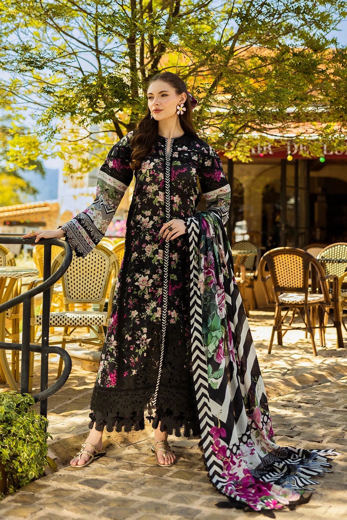 Asifa Nabeel Unstiched Linen 3pc