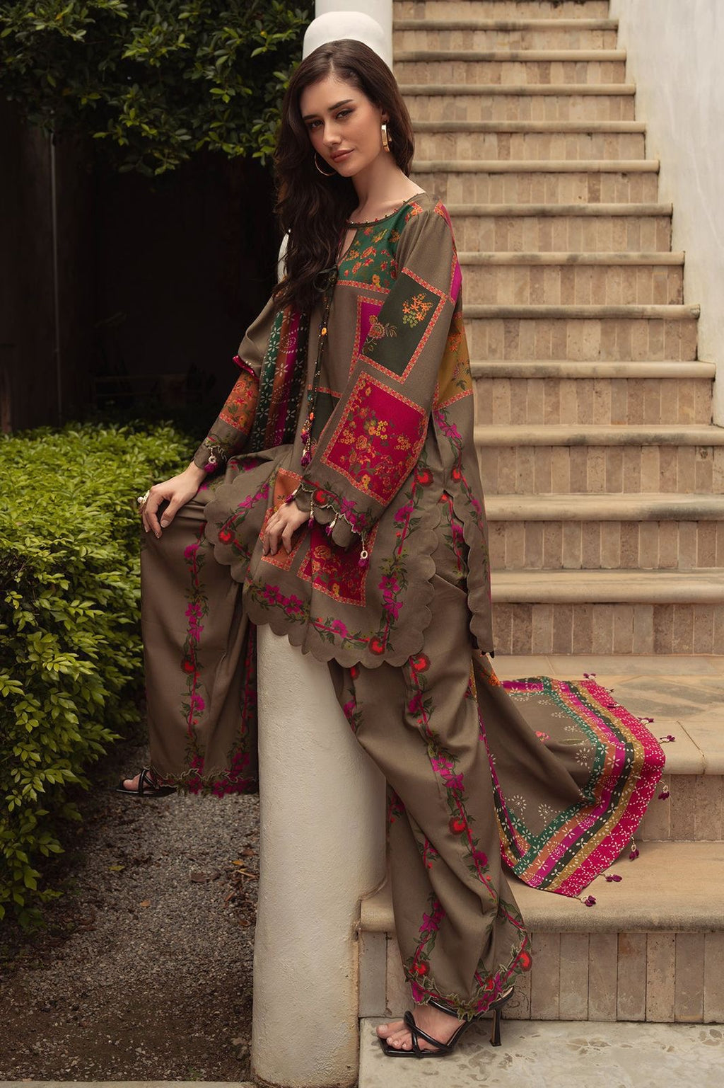 KHAADI-PRINTED LAWN UNSTICHED 3pc (SL-1139)