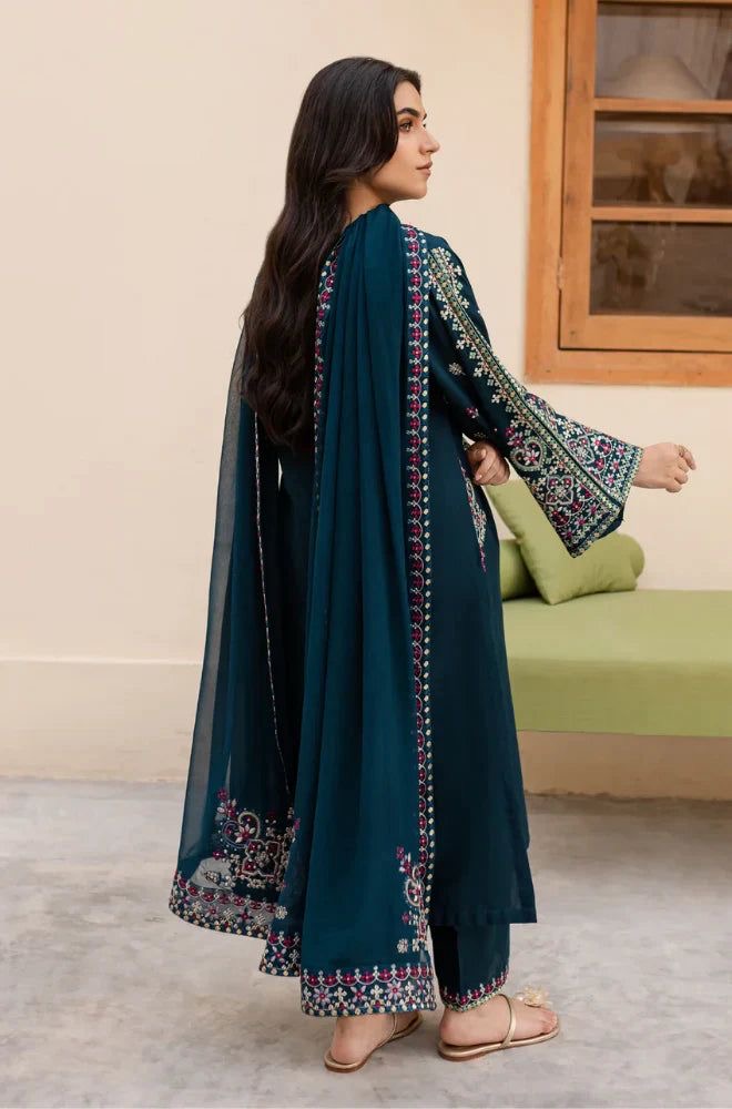 ZIVAH-EMBROIDERED LAWN 3pc (SL-1128)