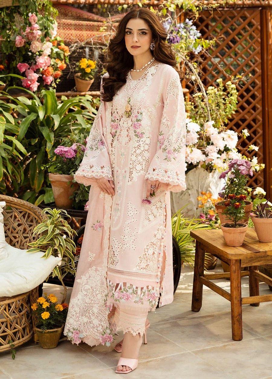 ELAF | LUXURY EMBROIDERED LAWN UNSTICHED 3pc | SL-4188