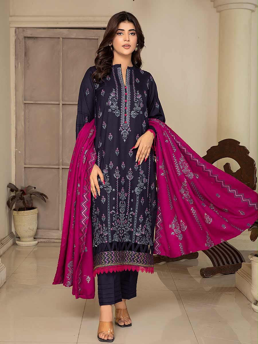 CHARIZMA | LUXURY EMBROIDERED DHANAK 3pc | SL-456