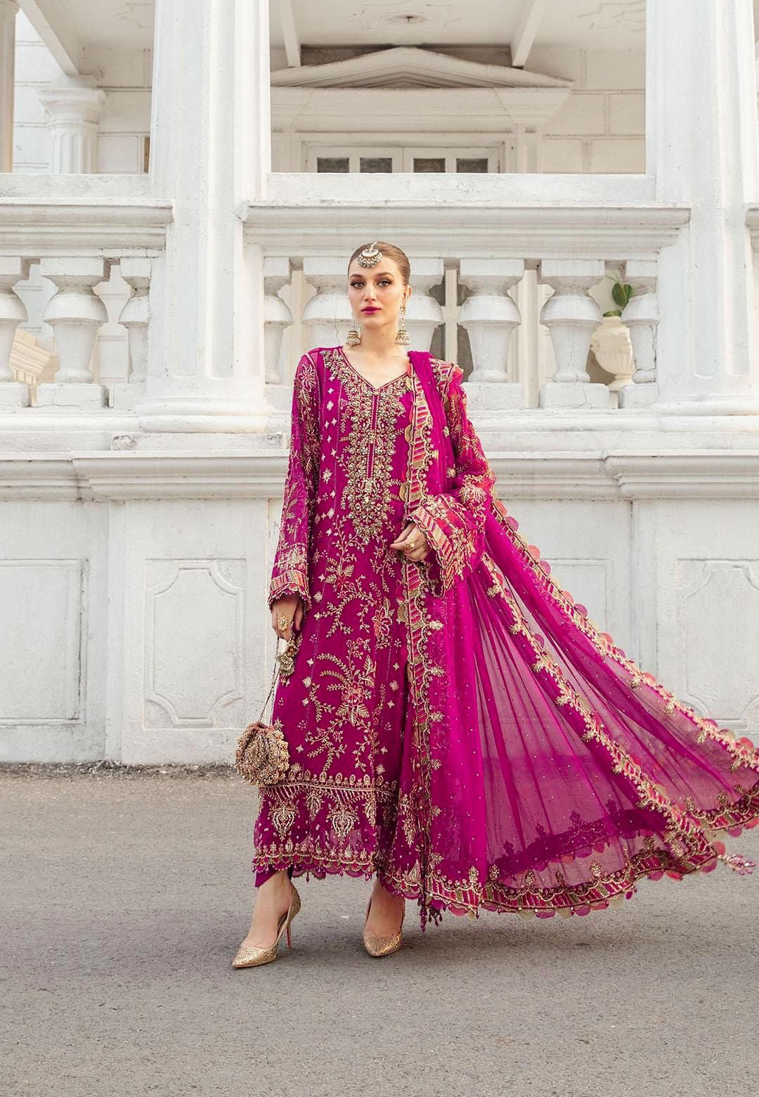 MARIA B | LUXURY EMBROIDERED 3pc | SL-1047