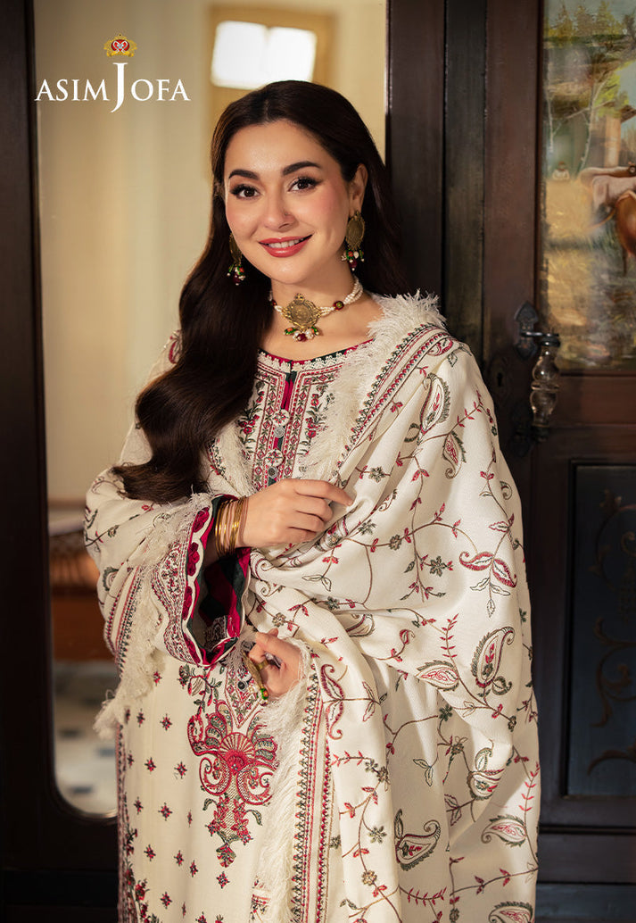 ASIM JOFA | EMBROIDERED LAWN UNSTICHED 3pc | SL-5298