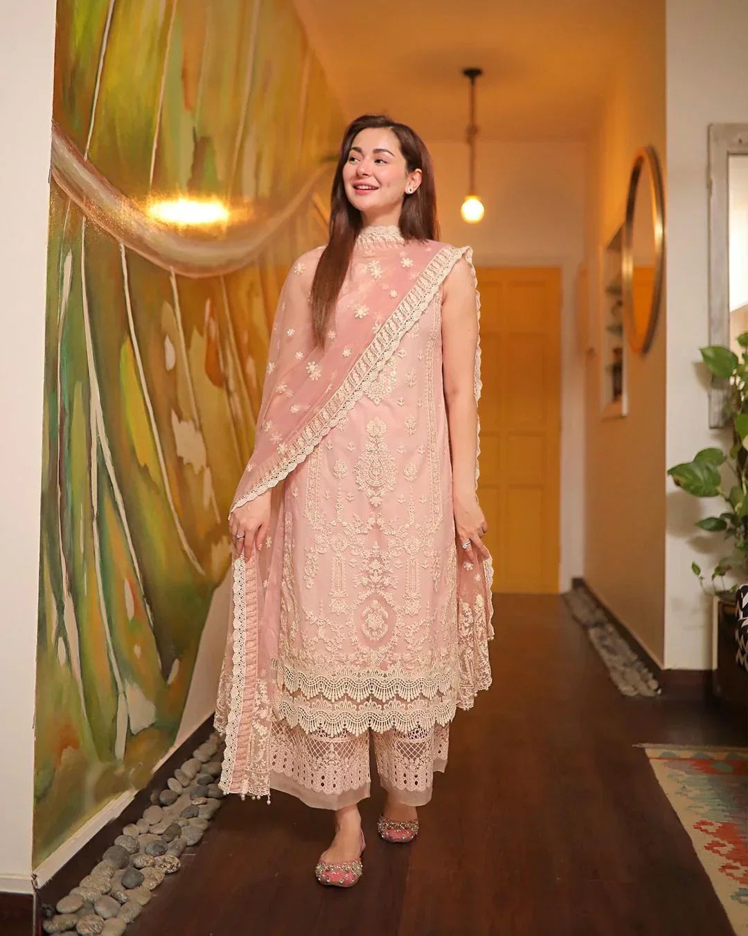 QALAMKAR | LUXURY EMBROIDERED DHANAK UNSTITCHED 3pc |SL-2739