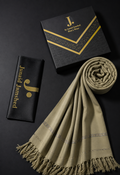 J. PREMIUM WOOL SHAWL | SL-638 | Pista