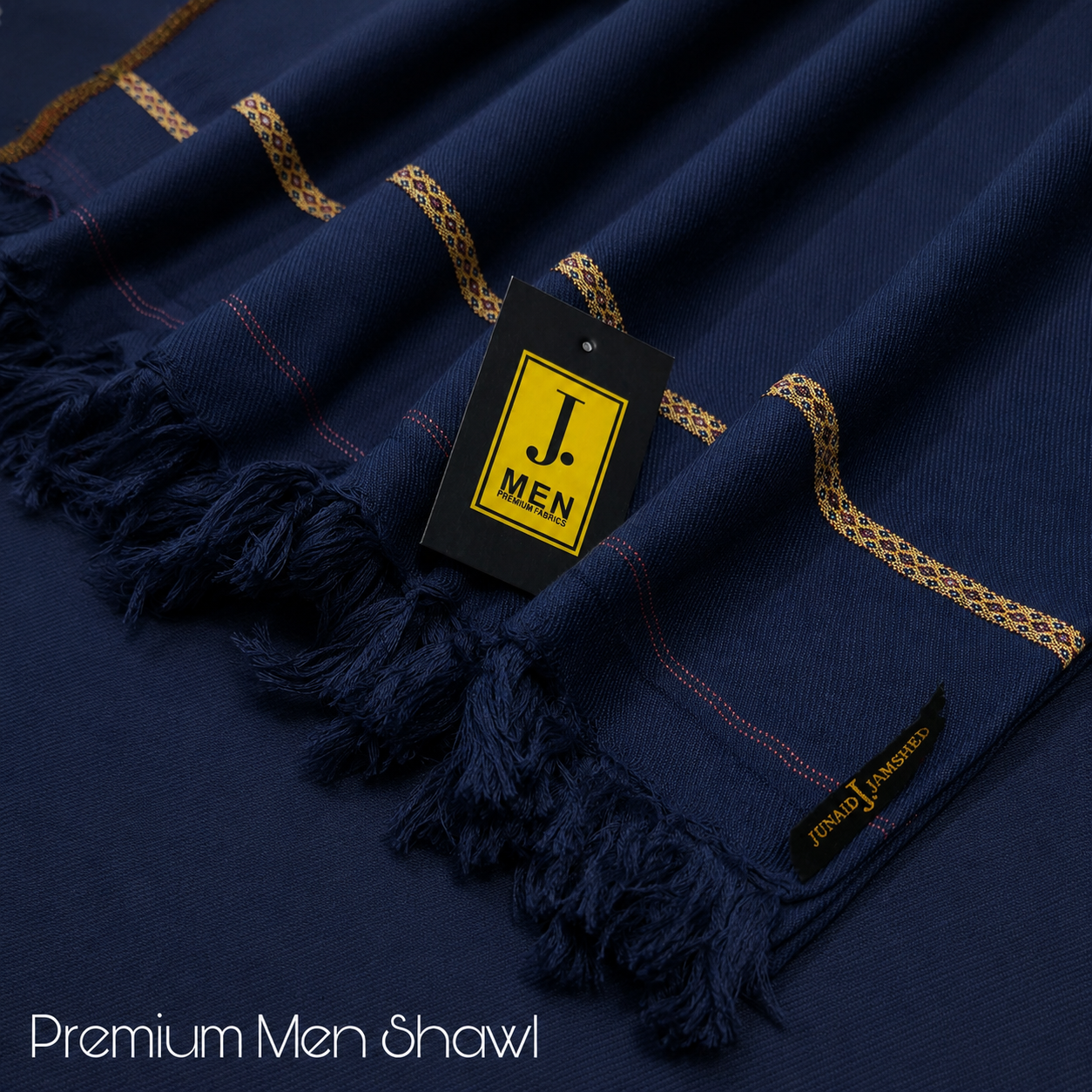 J. MEN’S SHAWL | NAVY BLUE | SL-1404