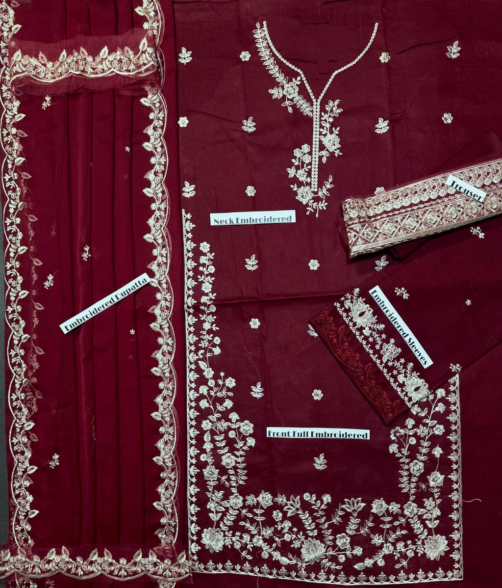 AZURE-LUXURY EMBROIDERED LAWN 3pc (SL-439)