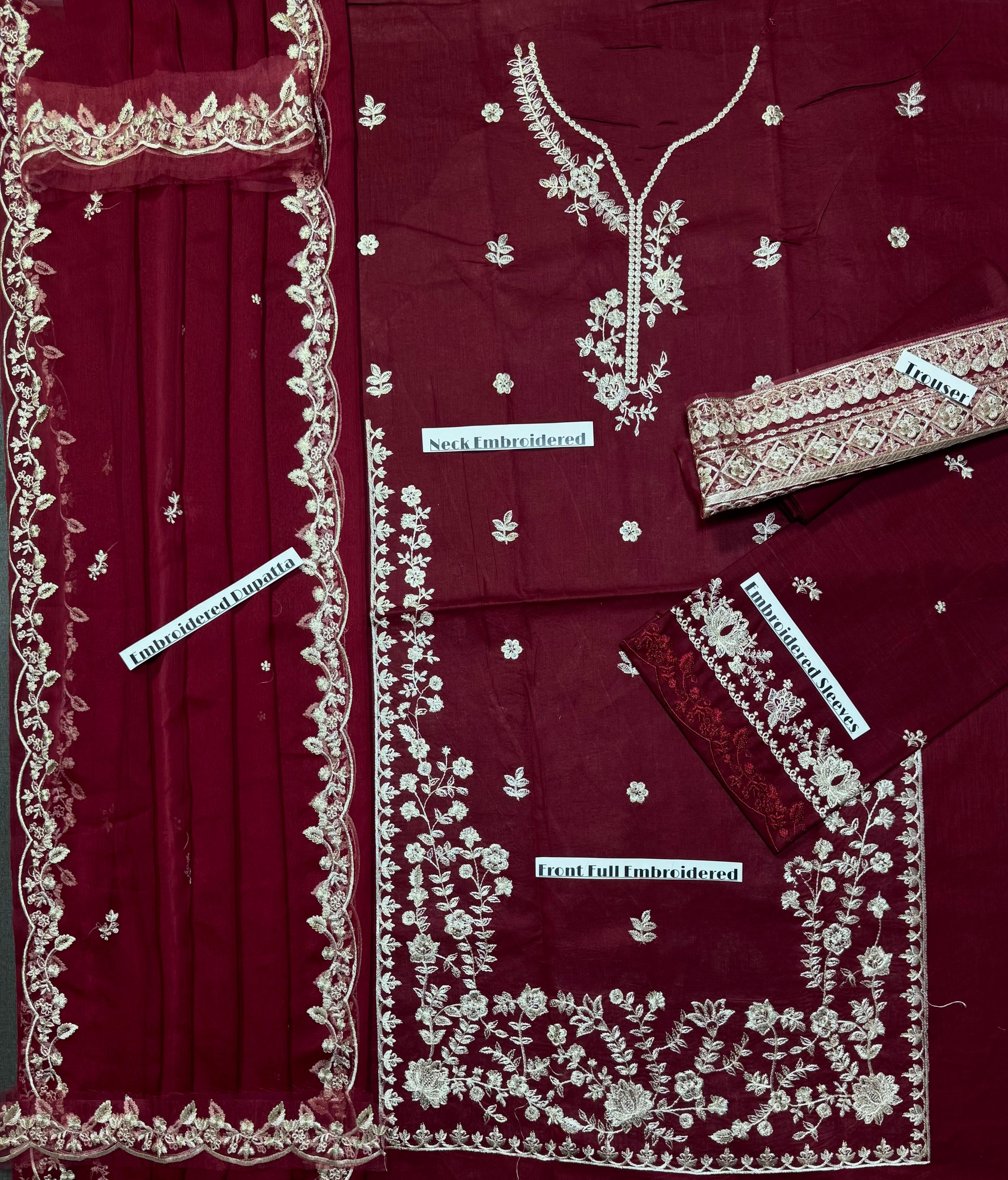 AZURE-LUXURY EMBROIDERED LAWN 3pc (SL-439)