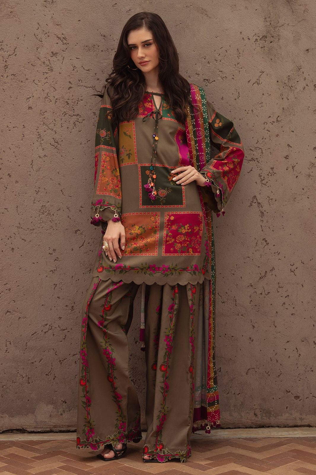 KHAADI-PRINTED LAWN UNSTICHED 3pc (SL-1139)