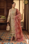 CRIMSON | LUXURIOUS EMBROIDERY 3pc | SL-1056