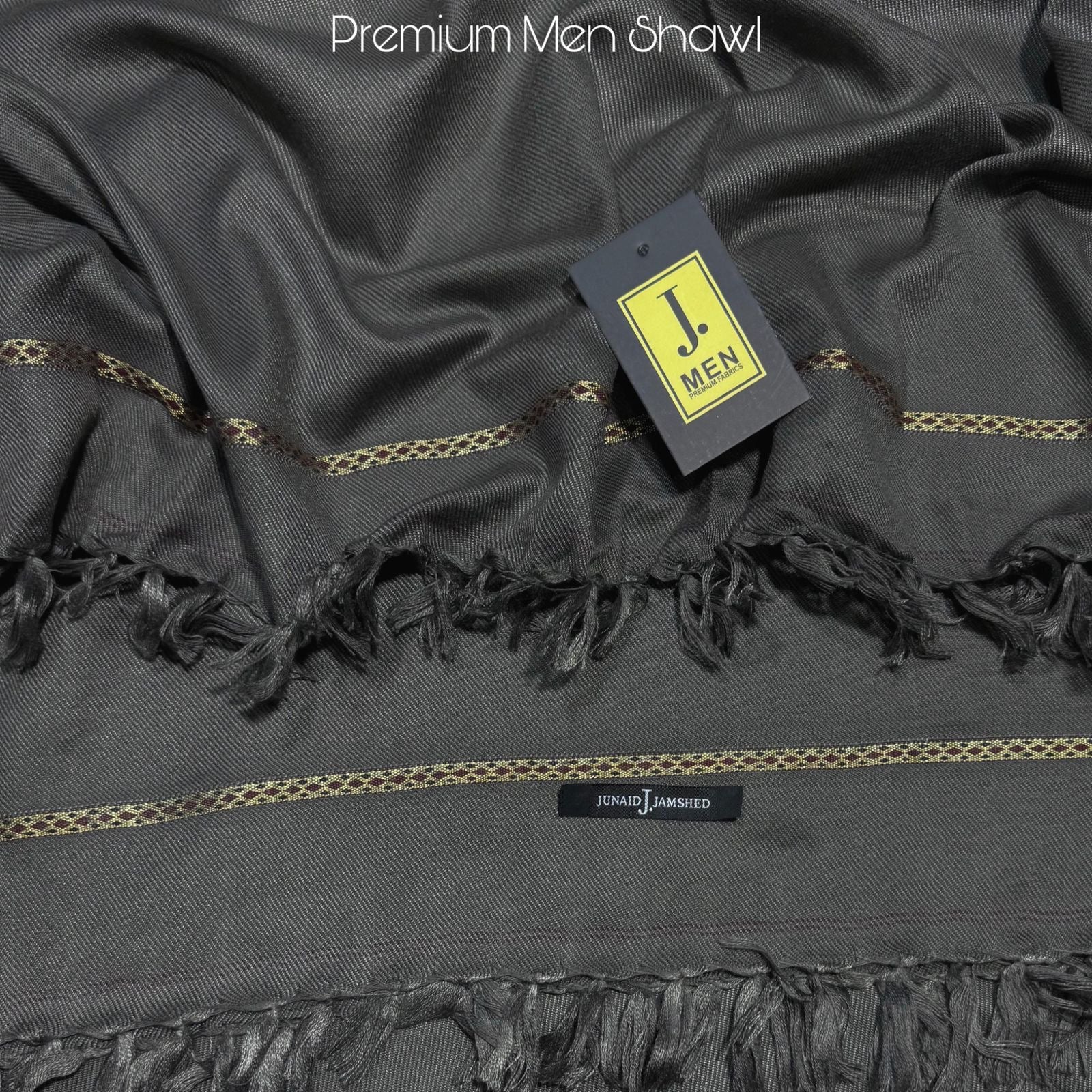 J. MEN’S SHAWL | Dark Grey | SL-1305