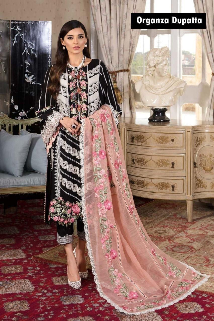 CRIMSON HEAVY EMBROIDERED LAWN 3pc (SL-1112)