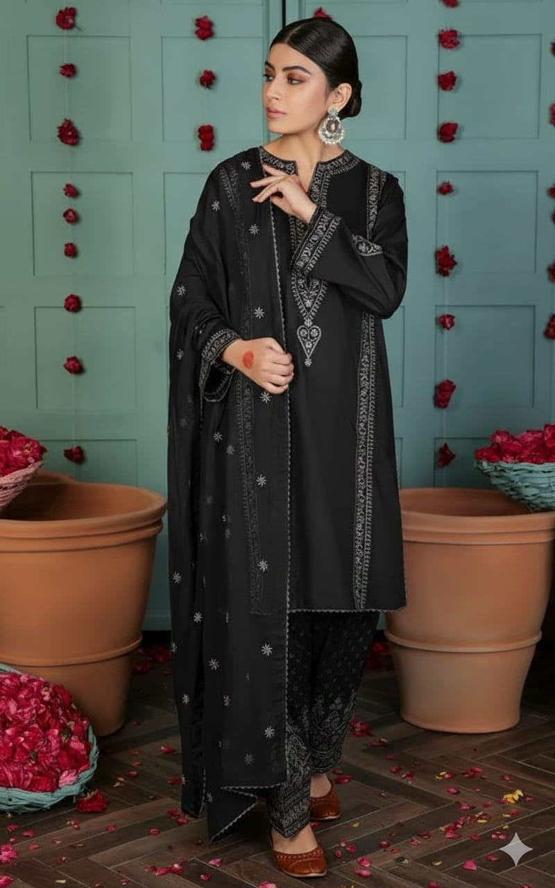 COCO BY ZARA SHAH JAHAN LUXURY EMBROIDERED LAWN 3pc (SL-431)