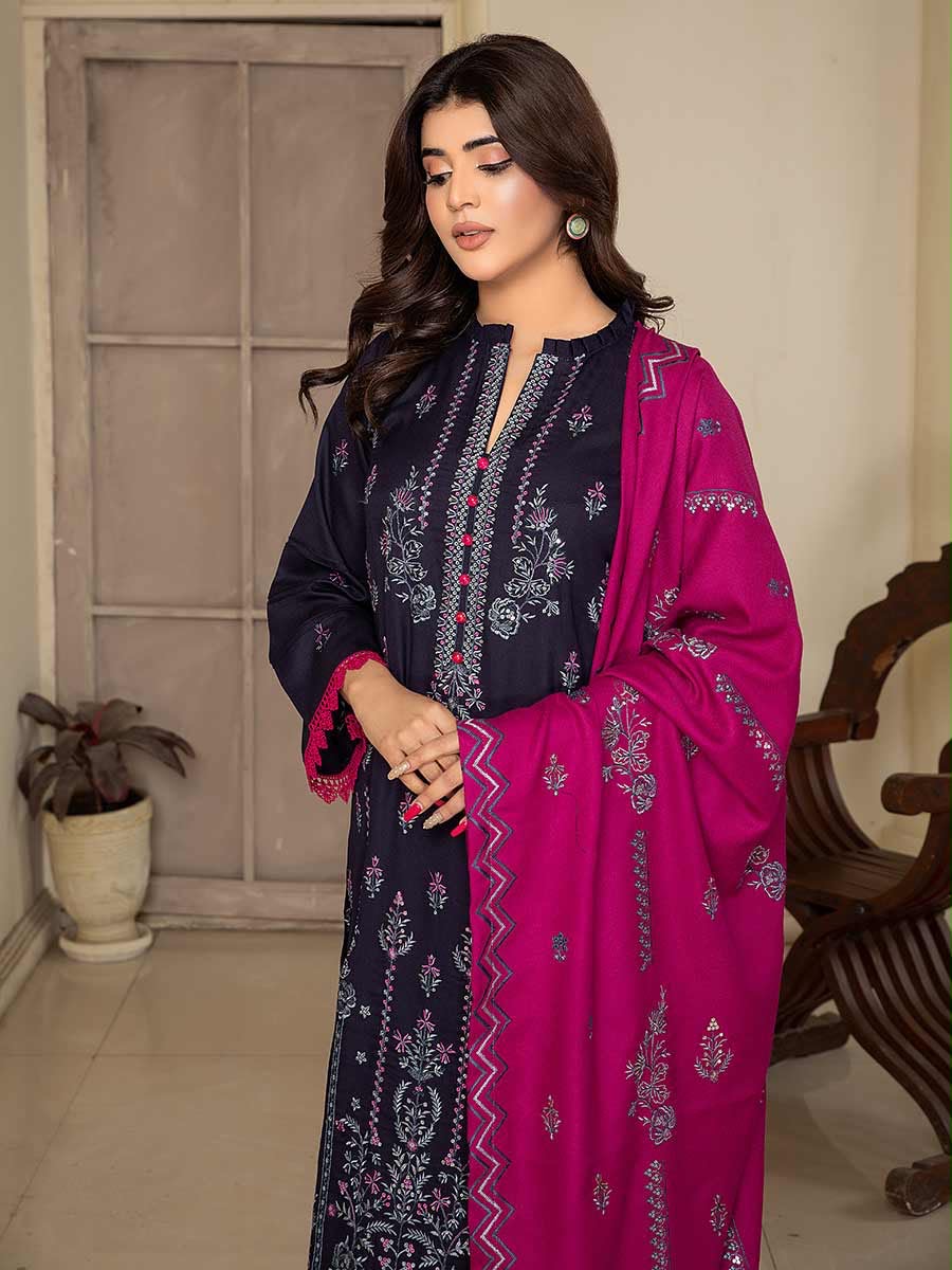 CHARIZMA | LUXURY EMBROIDERED DHANAK 3pc | SL-456