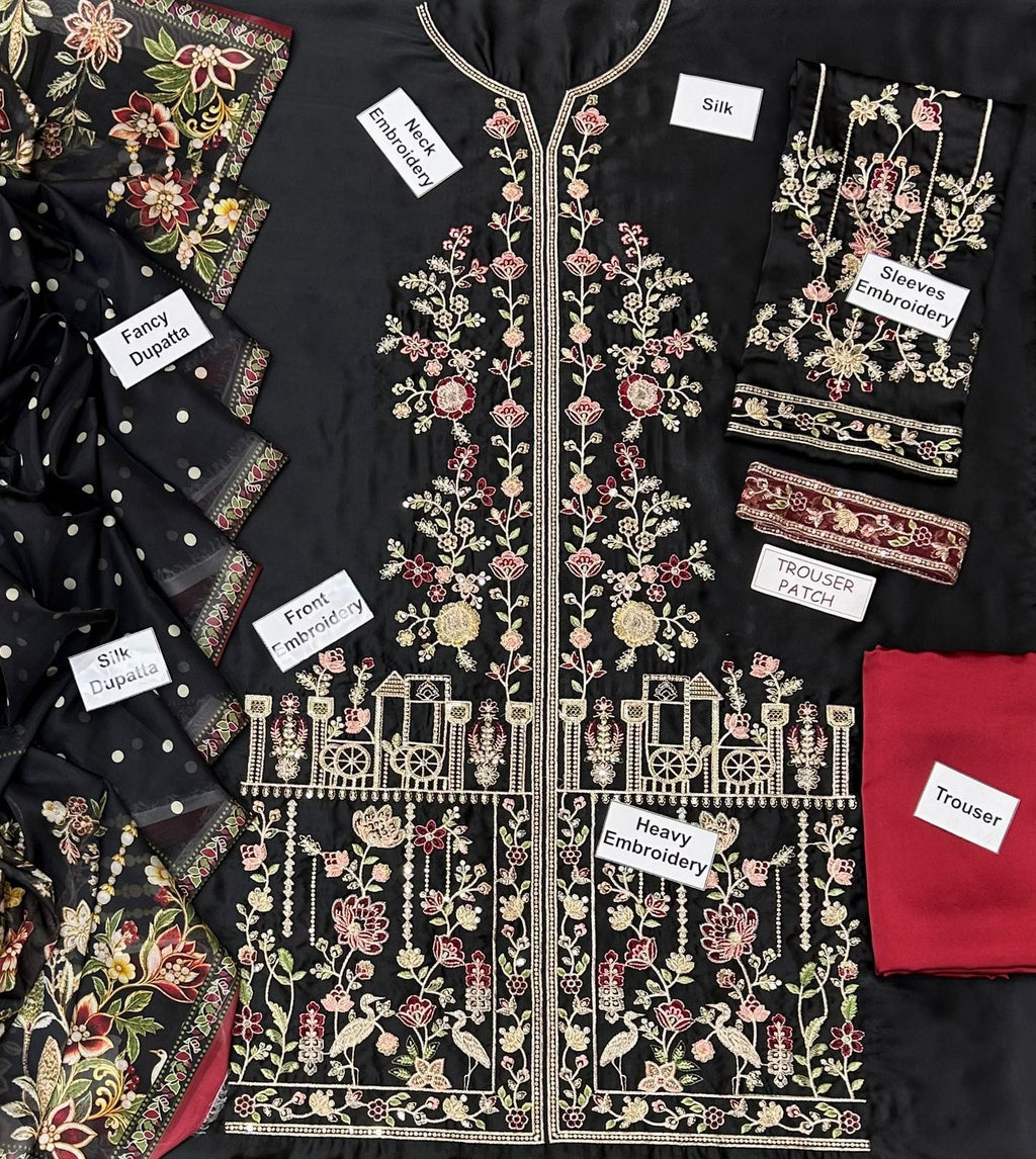 ETHNIC | LUXURY FESTIVE SILK 3pc | SL-1247