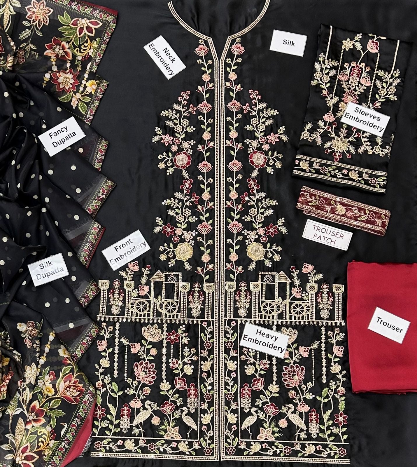 ETHNIC | LUXURY FESTIVE SILK 3pc | SL-1247