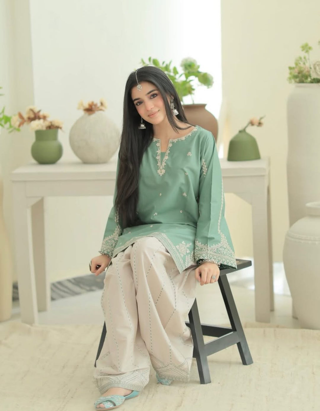 LAIBA | URGE | LUXURY EMBROIDERED DHANAK UNSTITCHED 2pc | SL-6027